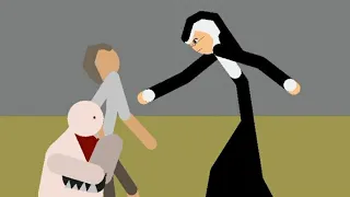 Evil Nun 2 Origins All Jumpscares and Game Over Scenes - Stickman Animation