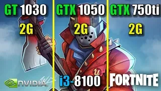 GTX 1050 vs GTX 750 Ti vs GT 1030
