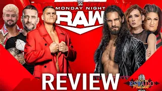 🛑WWE RAW 1/22/2024 REVIEW🛑CM PUNK CARA A CARA CODY RHODES🛑