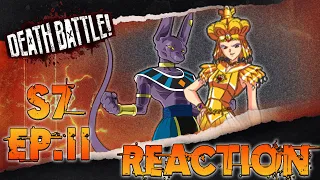 Death Battle S7 Ep. 11: Beerus vs Sailor Galaxia Reaction