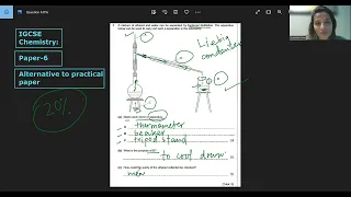 IGCSE Chemistry paper 6| Alternative to practical| lab apparatus #igcse #chemistry #labs