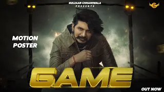 GULZAAR CHHANIWALA - GAME ( Motion Poster ) || LATEST HARYANAVI SONG 2023