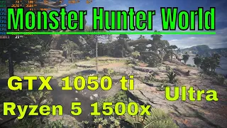 Monster Hunter World | GTX 1050 ti Benchmark | Ultra Settings