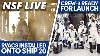 NSF Live: Ship 20 now has all six Raptors installed, Crew-3 launch preview, Orbital Reef, and more