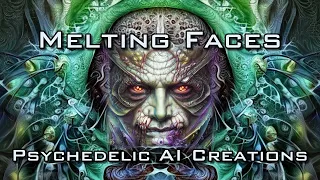 Melting Faces - Psychedelic AI Trip - Stable Diffusion animation