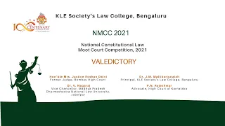 Valedictory - National Constitutional Law Moot Court Competition 2021