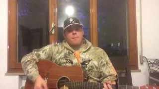 “She got the best of me” by Luke Combs cover