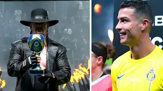 Cristiano Ronaldo Epic reaction on Undertaker entrance