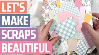 Use your Paper Scraps to make Beautiful Cards ✨