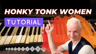 Honky Tonk Women piano tutorial, The Rolling Stones