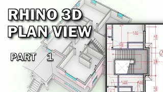 Create a Floorplan in Rhino - 1 of 3