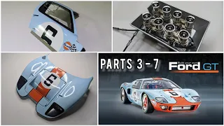 Building the Ford GT40 - 1/8 by DeAgostini - Parts 3 - 7