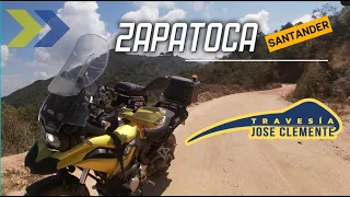 En moto por las montañas de Zapatoca, Santander