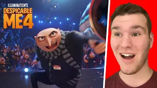 GRU IS BACK! (Despicable Me 4 Trailer Reaction)