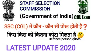 SSC(CGL) Complete info, Ex-Serviceman quota and age relaxation, SSC(CGL) में Ex-Serviceman कोटा