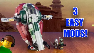 How to Mod the Boba Fett Slave I (Starship) (75312) | Lego Star Wars