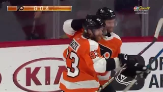 Jakub Voracek Goal - Philadelphia Flyers vs Montreal Canadiens 2/20/18