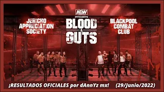 Resultados de AEW Dynamite: Blood & Guts 29/Junio/2022 (¡Team Eddie vs J.A.S, Christian Cage y más!)