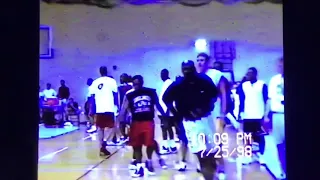 Michael Jordan DOMINATES 5v5 Pickup vs D1 Guys HIGHLIGHTS - July 1998 ** Rare Home Video Footage **