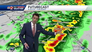 First Warning Weather Day: Damaging winds, tornadoes possible Tuesday (4 p.m.)