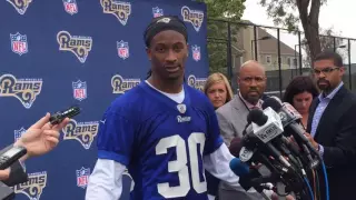 Rams running back Todd Gurley on OTAs, QBs Goff and Foles