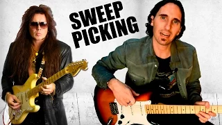 Como Tocar Sweep Picking #3: (Giardino -Malmsteen): Tutorial Para Guitarra Eléctrica TCDG