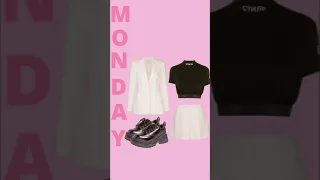 ✨elevating Vogue 7 days 7 looks with Addison Rae #shorts