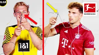 Leon Goretzka vs. Julian Brandt - Buzz Wire Challenge