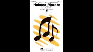 Hakuna Matata (from The Lion King) (2-Part Choir) - Arranged by Roger Emerson