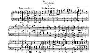 R. Schumann - Piano cycle "Carnaval", Op. 9