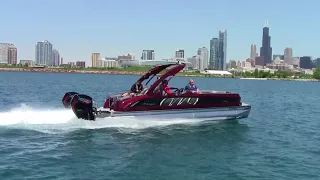 Manitou X Plode with twin Mercury 400R Racing Outboards