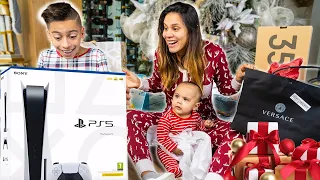 OPENING PRESENTS on CHRISTMAS MORNING!!! | The Royalty Family