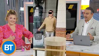 This man literally pretended to be a mannequin so he could try and shoplift