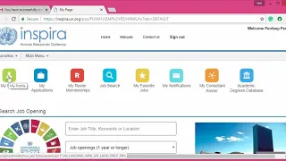 Un jobs vacancies - prepare your application inspira -how to use un inspira daily base.