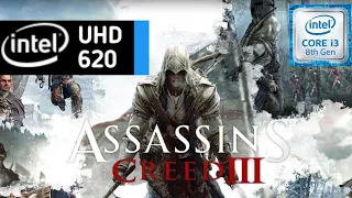 Assassin's Creed III On [ I3 8145U, 4 GB Ram, Intel UHD 620] FPS TEST