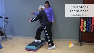 Stair Step Exercise for Older Adults to Improve Balance