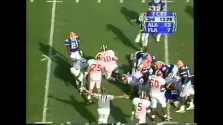 1999 #21 Alabama vs. #3 Florida Highlights