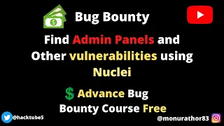 How to Find Admin Panels ,Cves injection , dns , and other vulnerabilities Using nuclei | Bug Bounty