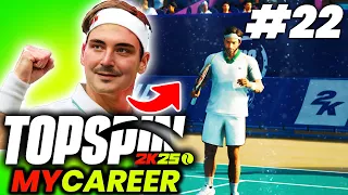 Let’s Play Top Spin 2K25 Career Mode | MyCareer #22 | BACK TO FORM?!