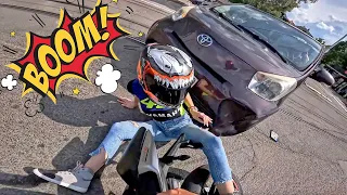 GIRL GOT REAR ENDED ON MOTORCYCLE & HIT HER HEAD - No LIFE Like the BIKE LIFE! [Ep.#254]