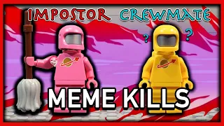 LEGO Among Us Meme Kills (Stop Motion Animation)