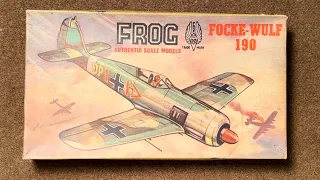 FROG 1959 Focke-Wulf FW-190 Vintage Model Kit Airplane Review