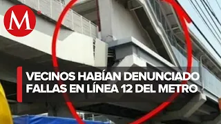 Irregularidades encontradas en la Línea12 del Metro de CdMx