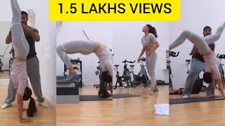 Jacqueline Fernandez Share Her Workout Session Videos | Trending Bollywood Celebrities