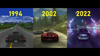 Evolution of Need for Speed Games 1994-2023