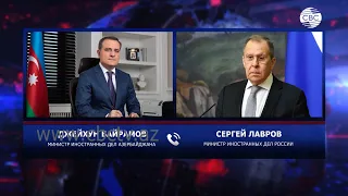 Джейхун Байрамов и Сергей Лавров обсудили ситуацию в регионе и выполнение трехсторонних заявлений