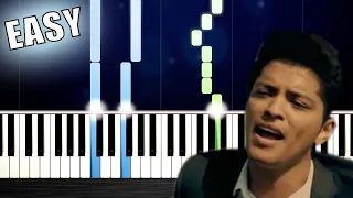 Bruno Mars - Grenade - EASY Piano Tutorial by PlutaX