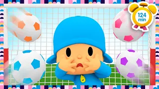 ⚽️ POCOYO ENGLISH - Vehicles And Color Balls [124 min] Full Episodes |VIDEOS and CARTOONS for KIDS