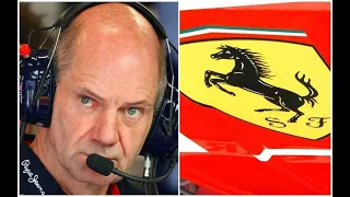 Adrian NEWEY con FERRARI e...LUNA ROSSA: il Massimo dei SOGNI !