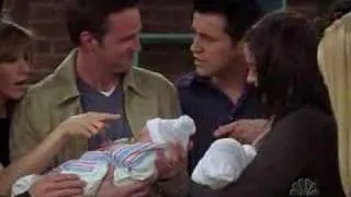 Friends - Monica and Chandler take children home